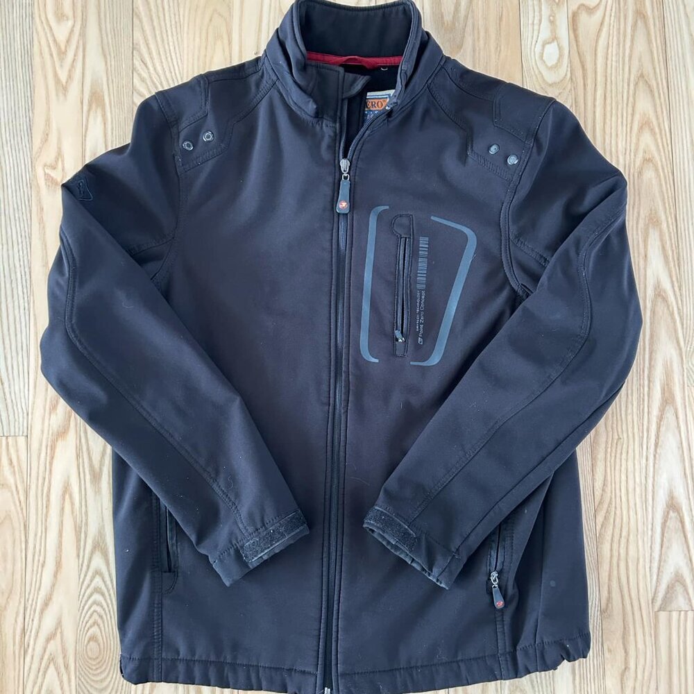 Point Zero Black Softshell Jacket - Small